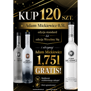 Mickiewicz Adam 40% 0,5L „Weselmy się!”